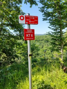 Koranski planinarski put - KT6 Vidikovac Crvene stijene